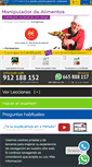 Mobile Screenshot of manipulador-de-alimentos.com